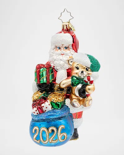 Christopher Radko St. Nick & Apos;s 2026 Christmas Ornament In Multi