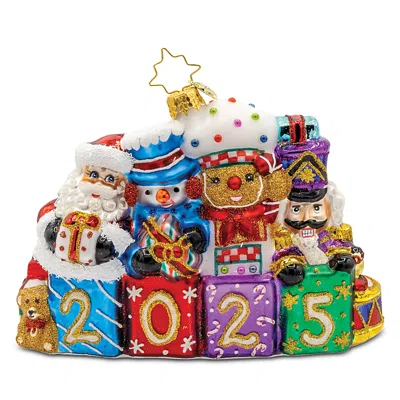 Christopher Radko Stacking Up The Cheer 2025 Ornament