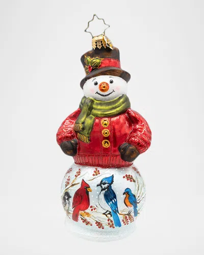 Christopher Radko The Chirp Before Christmas Ornament In Multi