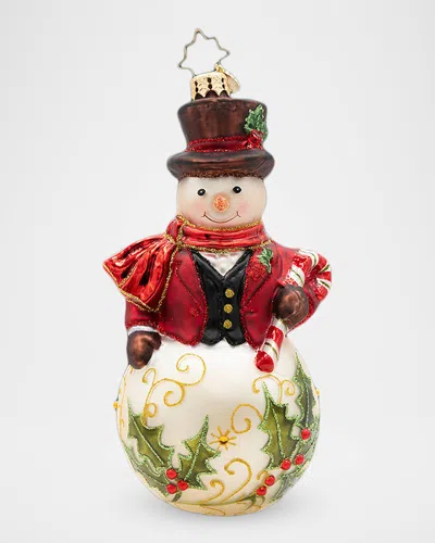 Christopher Radko The Jingle Gent Christmas Ornament In Multi