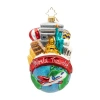 Christopher Radko The Merry Explorer In Multi