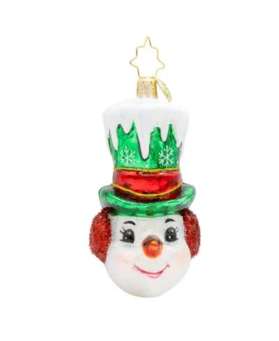Christopher Radko Top Hat Tidings Gem Ornament In Multi