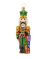 Christopher Radko Yuletide Sentinel Nutcracker Glass Ornament In Multi
