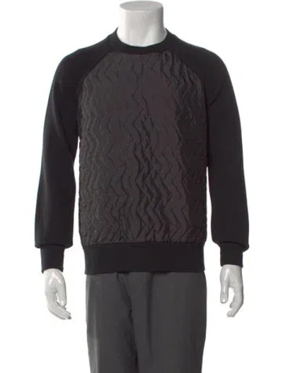 Pre-owned Christopher Raeburn Colorblock Pattern Crew Neck Sweatshirt In Gray