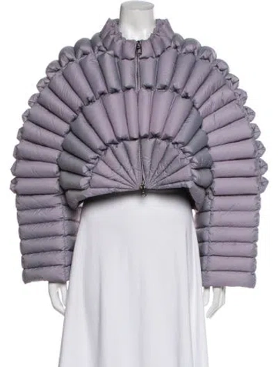 Pre-owned Christopher Raxxy Down Jacket In Purple