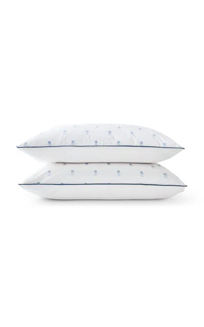 Christy - Arley Percale Standard Sham Set - Blue