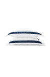 Christy Balmoral Luxury Cotton Sateen Oxford Style Pillow Sham Pairs