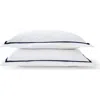Christy Beaumont Luxury Cotton Percale Oxford Style Pillow Sham Pairs