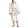 Christy Boundary Turkish Cotton Robe In Green