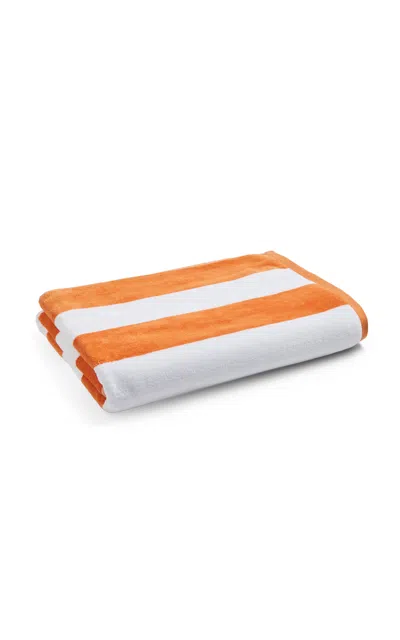 Christy - Cabana Stripe Beach Towel - Orange