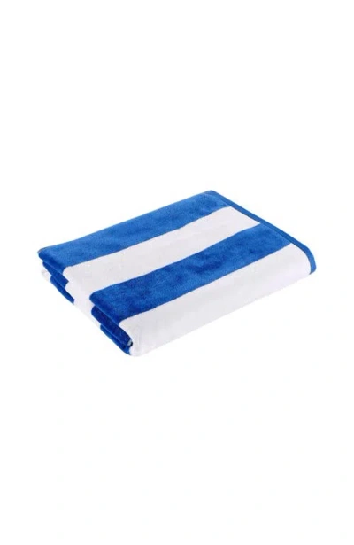 Christy Cabana Stripe Vibrant Beach Towels In Blue
