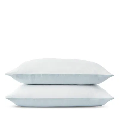 Christy Cavendish Luxury Soft Linen Pillowcase Pair, Standard - Exclusive In Blue