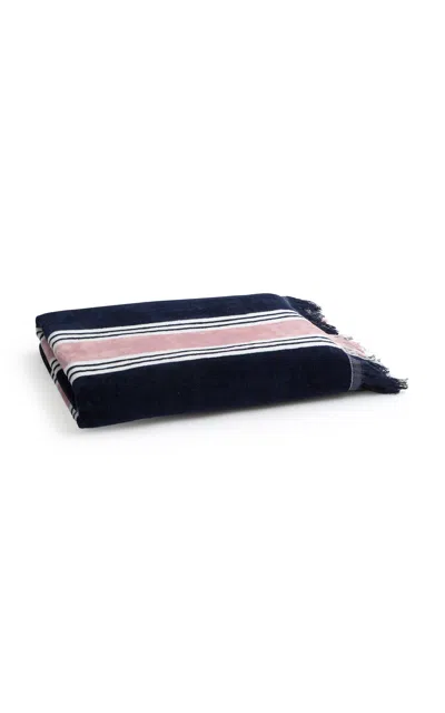 Christy - College Beach Towel - Navy In Multi