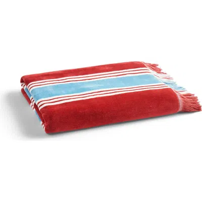 Christy College Stripe Hammam Inspired Beach Towels In Multi