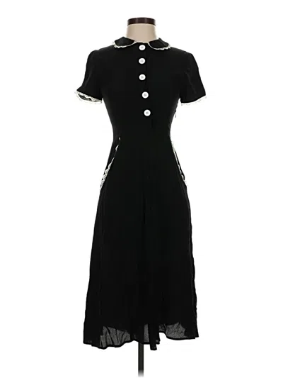 Pre-owned Christy Dawn Casual Dress In Black