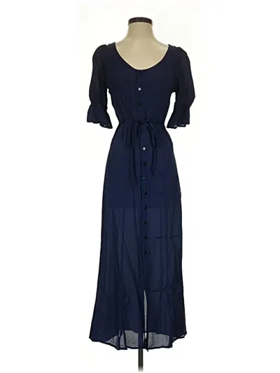 Pre-owned Christy Dawn Casual Dress In Blue