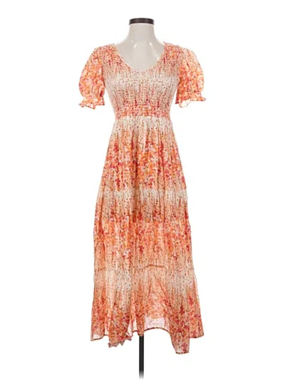 Pre-owned Christy Dawn Casual Dress In Orange