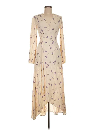 Pre-owned Christy Dawn Casual Dress In Tan