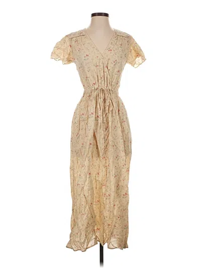 Pre-owned Christy Dawn Casual Dress In Tan