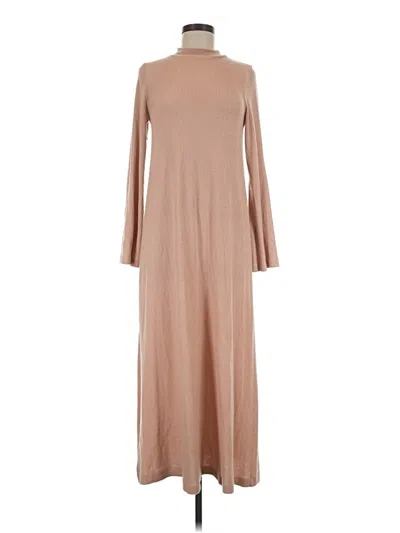 Pre-owned Christy Dawn Casual Dress In Tan