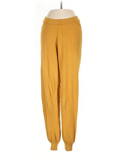 Pre-owned Christy Dawn Casual Pants In Yellow