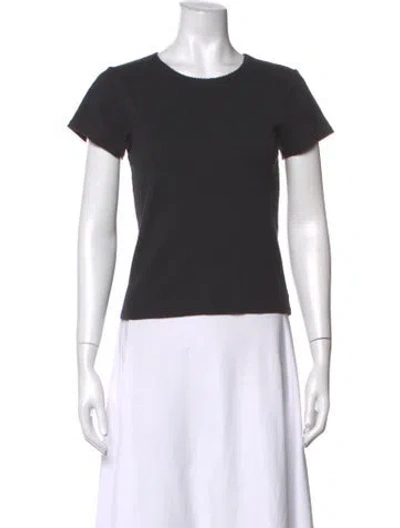 Pre-owned Christy Dawn Crew Neck Short Sleeve T-shirt In Black