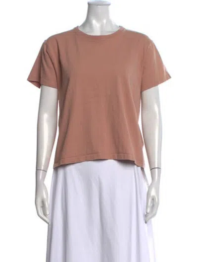 Pre-owned Christy Dawn Crew Neck Short Sleeve T-shirt In Pink