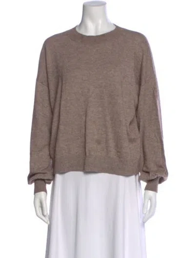 Pre-owned Christy Dawn Crew Neck Sweater In Brown
