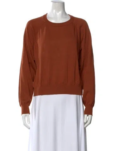 Pre-owned Christy Dawn Crew Neck Sweater In Brown