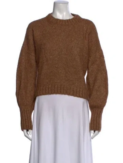 Pre-owned Christy Dawn Crew Neck Sweater In Brown