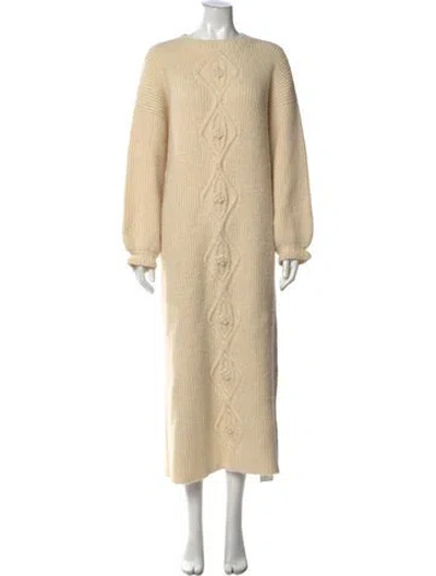 Pre-owned Christy Dawn Crew Neck Sweater In Neutrals