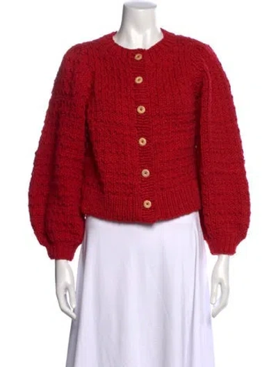 Pre-owned Christy Dawn Crew Neck Sweater W/ Tags In Red