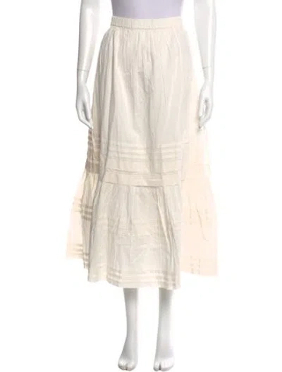 Pre-owned Christy Dawn Midi Length Skirt W/ Tags In Neutral