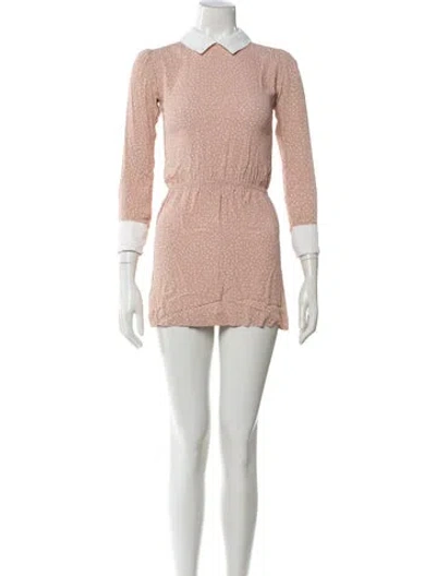 Pre-owned Christy Dawn Mini Dress In Pink