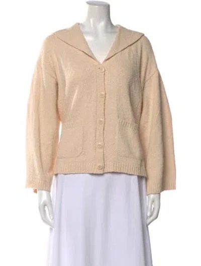 Pre-owned Christy Dawn V-neck Sweater In Neutral
