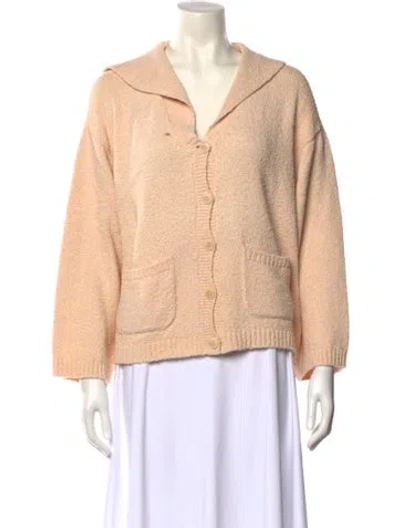 Pre-owned Christy Dawn V-neck Sweater In Neutral