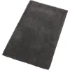 Christy Deep Pile Thick Non-slip Bath Rug In Ash Gray