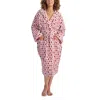 Christy Fairfield Turkish Cotton Robe In Pink