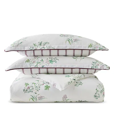 Christy Fig Leaves Duvet Set, King/cal King In Green