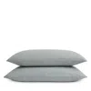 Christy Flannel Marl Solid King Pillowcase, Pair In Gray