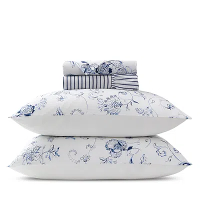 Christy Hardwick Cotton Sateen Sheet Set, Queen - Exclusive In Blue