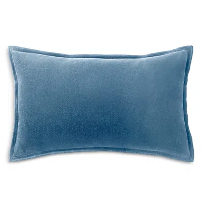Christy Harewood Velvet Boudoir Pillow, 12 X 20 In Blue