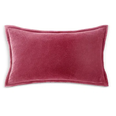 Christy Harewood Velvet Boudoir Pillow, 12 X 20 In Pink