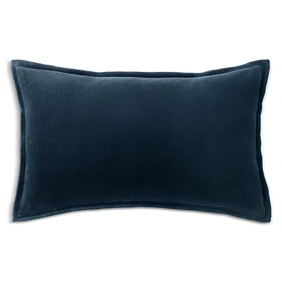 Christy Harewood Velvet Boudoir Pillow, 12 X 20 In Blue