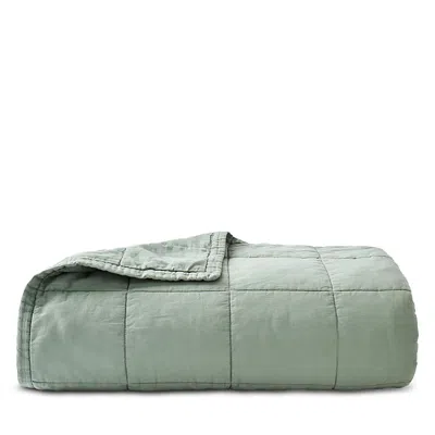 Christy Laundered Cotton Bedspread, Full/queen In Green