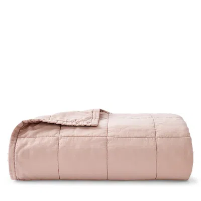 Christy Laundered Cotton Bedspread, Full/queen In Pink