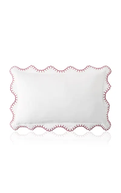 Christy - Lucerne Boudoir Cushion - Red In Pink