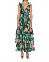 Christy Lynn Alex V-neck Maxi Dress In Camellia Garden In Multi