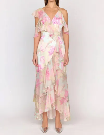 Christy Lynn Anabelle Maxi Dress In Waterlily Pink In Multi