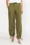 Christy Lynn Asper Jogger Pant In Olive Green In Green
